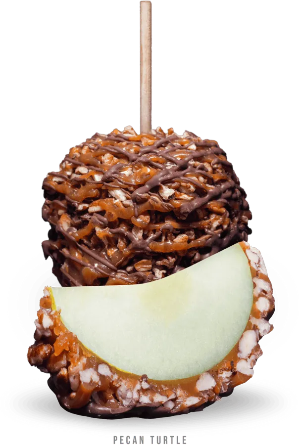 Pecan Turtle caramel apple