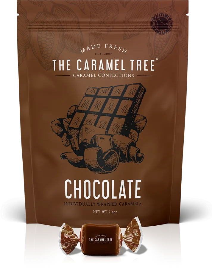 Chocolate Caramels pouch