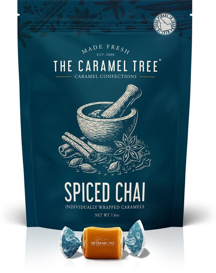 Spiced Chai Caramels pouch